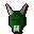 Green h\'ween mask